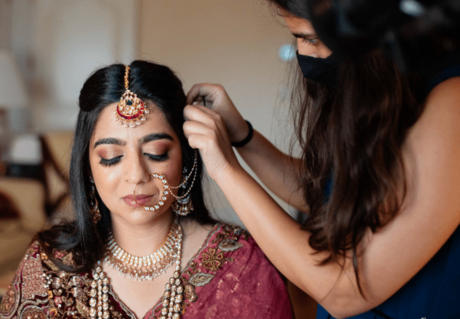 HD bridal makeup service in Boring Road Patna